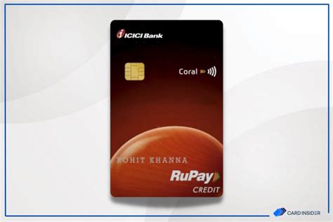 ICICI rupay coral credit card